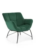 Крісло м'яке HALMAR BELTON темно-зелений (1шт=1шт) фото thumb №1
