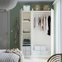 IKEA PAX ПАКС / FORSAND ФОРСАНД, гардероб, комбінація, білий / білий, 150x60x201 см 094.943.04 фото thumb №2