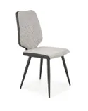 Кухонний стілець HALMAR K424 сірий/чорний (1шт=4шт) фото thumb №1