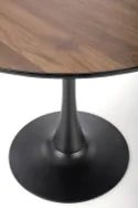 Кухонный стол HALMAR OLMO 90x90 см, орех / черный фото thumb №7
