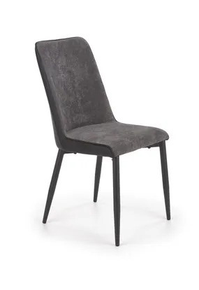 Кухонний стілець HALMAR K368 сірий/чорний фото