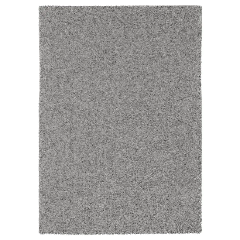 IKEA STOENSE СТОЕНСЕ, килим, короткий ворс, класичний сірий, 170x240 см 004.268.28 фото №1
