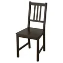 IKEA STEFAN СТЕФАН, стул, коричнево-чёрный 002.110.88 фото thumb №1