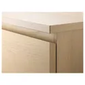 IKEA MALM МАЛЬМ, комод із 6 шухлядами, білений дубовий шпон, 80x123 см фото thumb №5