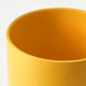 IKEA DRÖMSK ДРЁМСК, кашпо, ярко-жёлтый, 15 см 705.627.75 фото thumb №2