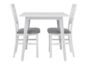 BRW Комплект: Стіл обідній та стільці (2 шт) BRW ASTI 80x76x75 см, сірий/білий ASTI_STO_2KRS-TX098 фото thumb №2