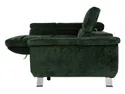 BRW Лівосторонній кутовий диван Rockford зі спальним місцем і ящиком для зберігання синель зелений, Симфонія 11 NA-ROCKFORD-BL_2F-GB_BBEFB1 фото thumb №7