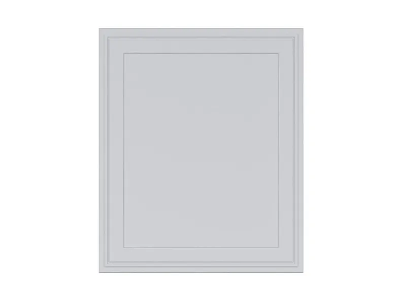 BRW Верхня кухонна шафа Verdi 60 см ліва світло-сіра матова, гренола сірий/світло-сірий матовий FL_G_60/72_L-SZG/JSZM фото №1