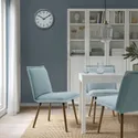 IKEA KLINTEN КЛИНТЕН, стул, коричневый / киландский бледно-голубой 205.468.77 фото thumb №6