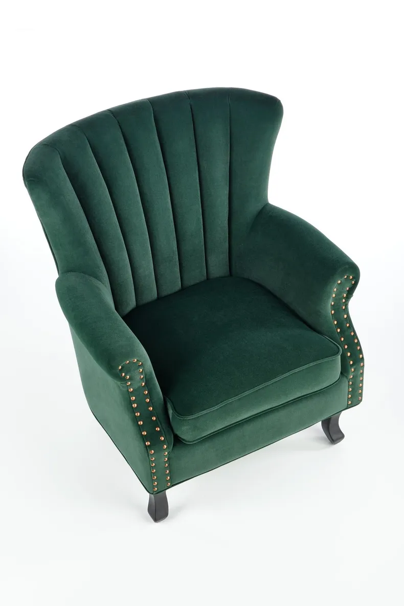 Крісло м'яке HALMAR TITAN темно-зелене фото №8