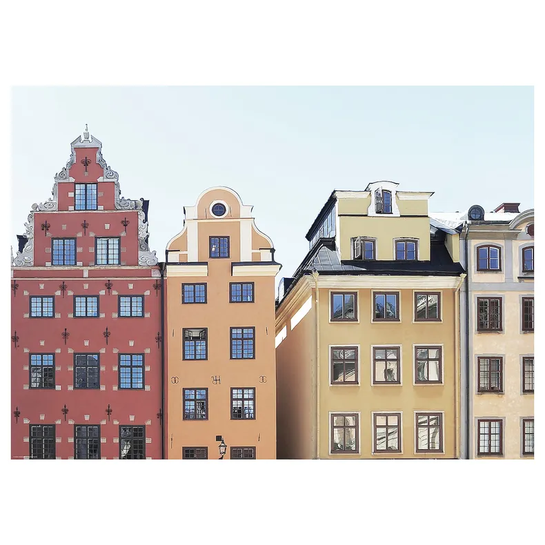 IKEA BILD БІЛЬД, постер, Старе місто, Стокгольм, 70x50 см 205.532.50 фото №1