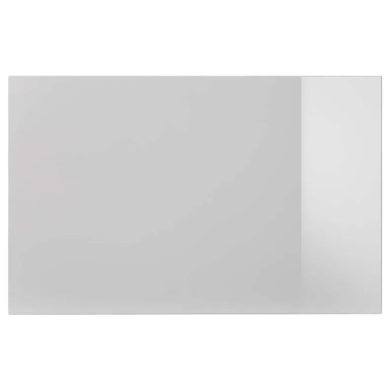 IKEA SELSVIKEN СЕЛЬСВИКЕН, дверь / фронтальная панель ящика, глянцевый светло-серый, 60x38 см 003.610.87 фото №1
