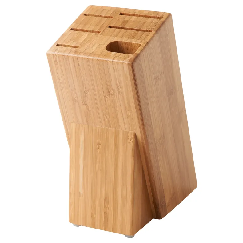 IKEA HYVLA ХЮВЛА, підставка для ножів, бамбук 302.938.98 фото №1