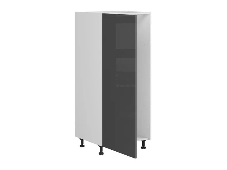 BRW Кухонный шкаф для встраиваемого холодильника Tapo Special 60 см левый антрацит экрю, альпийский белый/антрацитовый экрю FK_DL_60/143_L-BAL/ANEC фото №3
