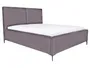 BRW Кровать двуспальная бархатная с мягким изголовьем и подъемным механизмом BRW PALINI 160x200 см, фиолетовый LO-PALINI_KPL-160X200-G2-MONOLI_62 фото