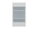 Кухонна шафа BRW Top Line 40 см права з дисплеєм світло-сіра матова, гренола сірий/світло-сірий матовий TV_G_40/72_PV-SZG/BRW0014 фото thumb №1