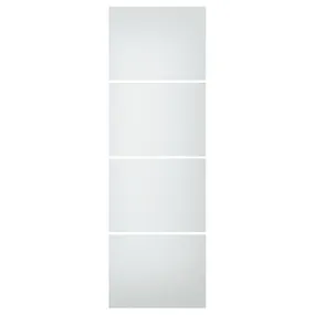 IKEA SVARTISDAL СВАРТІСДАЛЬ, 4 панелі для рами розсувних дверцят, білий під папір, 75x236 см 304.735.78 фото