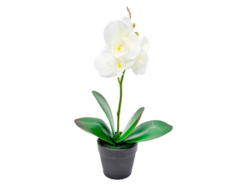 BRW искусственная орхидея в горшке 080081 фото №1
