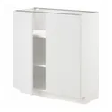 IKEA METOD МЕТОД, підлогова шафа з полицями / 2 дверцят, білий / стенсундський білий, 80x37 см 994.636.14 фото thumb №1