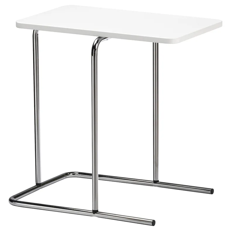 IKEA RIAN РІАН, журнальний столик, білий, 50x30 см 803.434.19 фото №1