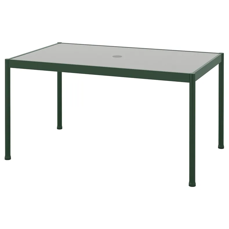 IKEA SEGERÖN СЕГЕРЁН, садовый стол, темно-зеленый / светло-серый, 91x147 см 105.108.12 фото №1