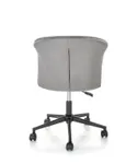 Крісло офісне обертове HALMAR PASCO, сірий оксамит фото thumb №2