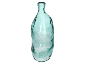 BRW Стеклянная ваза ручной работы голубого цвета 093176 фото