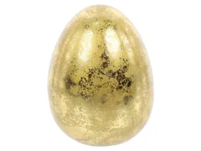 BRW Декоративна фігурка BRW Яйце, 10,5 см, золотий 092499 фото