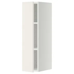 IKEA METOD МЕТОД, навесной шкаф с полками, белый / белый, 20x80 см 394.576.11 фото