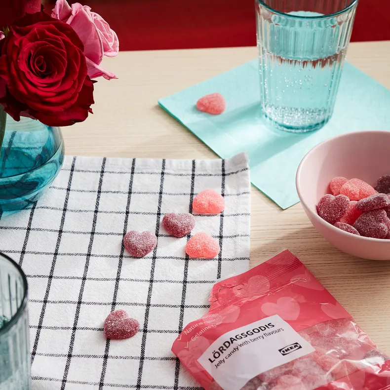 IKEA LÖRDAGSGODIS, желейные конфеты, со вкусом ягод, 100 г 704.805.53 фото №3