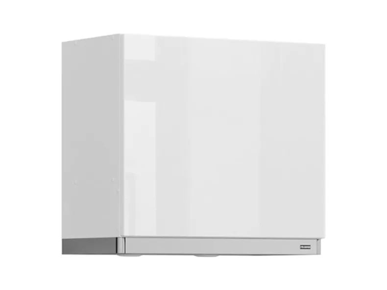 Кухонный шкаф BRW Top Line 60 см с вытяжкой поворотный белый глянец, альпийский белый/глянцевый белый TV_GOO_60/50_O_FL_BRW-BAL/BIP/IX фото №3