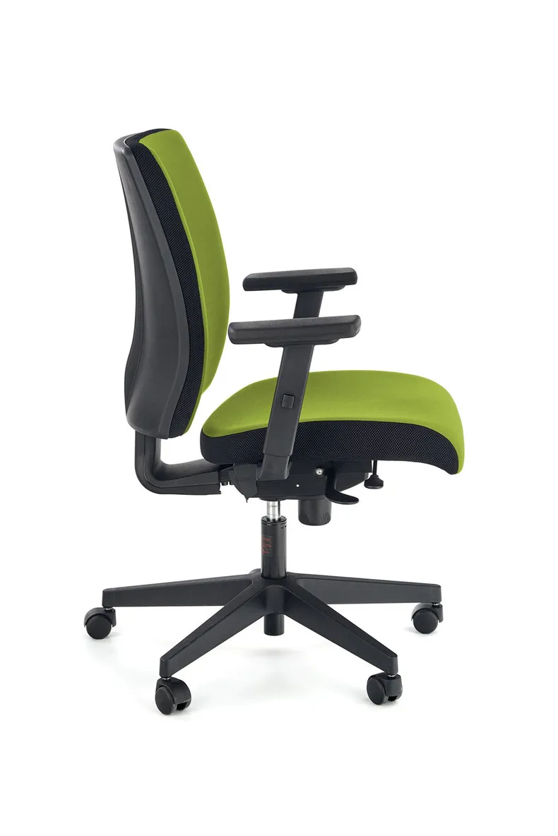 Крісло комп'ютерне офісне обертове HALMAR POP, чорний/зелений фото №8