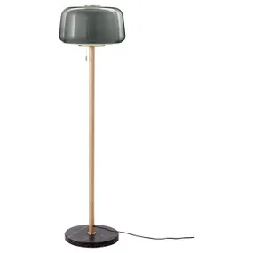 IKEA EVEDAL ЭВЕДАЛЬ, светильник напольный, мрамор / серый 403.585.92 фото