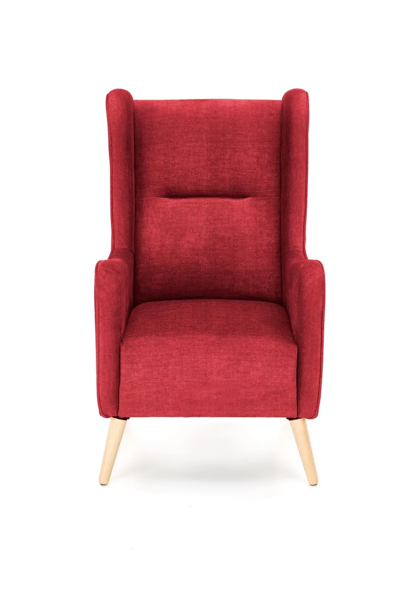Мягкое кресло HALMAR CHESTER 2 бордовый фото №8
