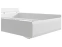 BRW Кровать двуспальная с ламелями BRW AZTECA TRIO 160х200 см, белый/глянцевый белый LOZ/160-BI/BIP фото thumb №6