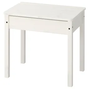IKEA SUNDVIK СУНДВИК, стол с отделением для хранения, белый, 60x45 см 402.017.37 фото