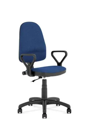 Кресло компьютерное офисное вращающееся HALMAR BRAVO, темно-синий, OBAN EF078 фото