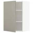 IKEA METOD МЕТОД, навесной шкаф с полками, белый / Стенсунд бежевый, 60x80 см 794.557.90 фото thumb №1