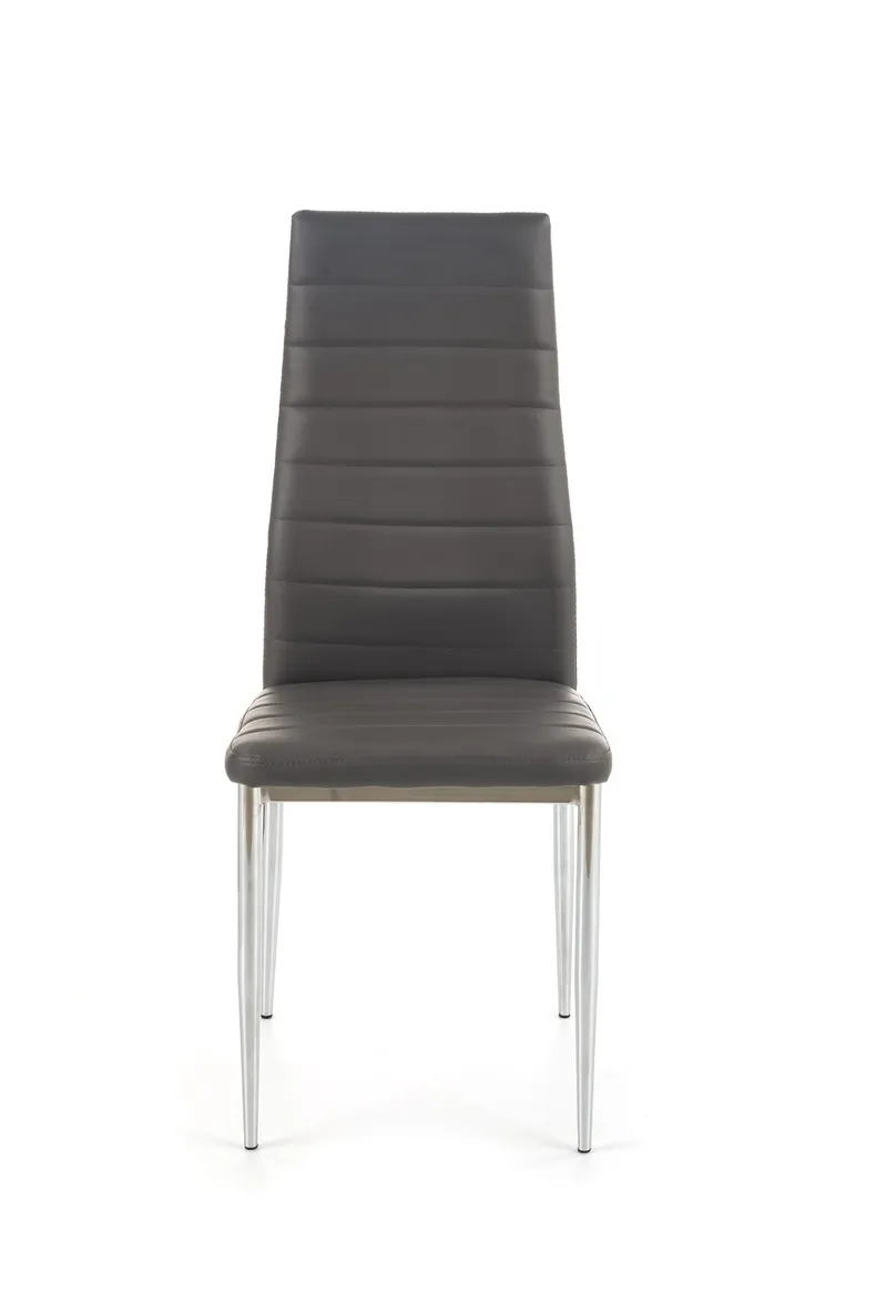 Кухонний стілець HALMAR K70C новий хром, сірий (1шт=4шт) фото №4