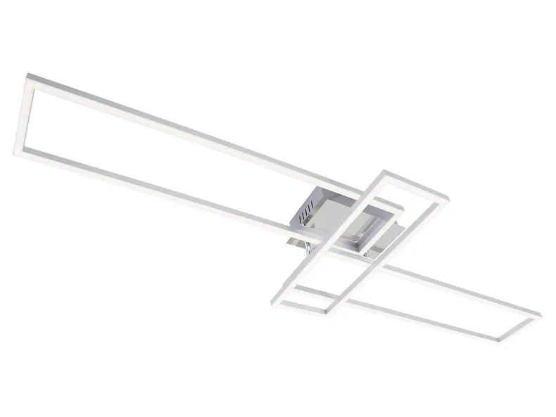 BRW Каркасний світлодіодний 3-точковий стельовий світильник з диммером сріблястого кольору 085501 фото №1