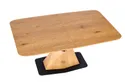 Кухонний стіл розкладний HALMAR DIAMOND 160-200x89 см, стільниця - золотий дуб, ніжка - золотий дуб фото thumb №7