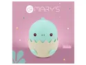 BRW Детская светодиодная силиконовая лампа Mary's Baby Dino синяя 096866 фото thumb №4