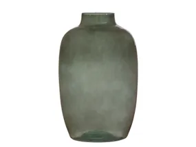 BRW скляна ваза 30 см зелена 093491 фото