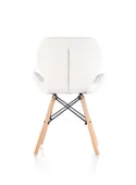 Кухонний стілець HALMAR K281 білий/бук фото thumb №3