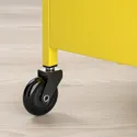 IKEA NISSAFORS НИССАФОРС, тележка, желтый, 50,5x30x83 см 205.808.47 фото thumb №3
