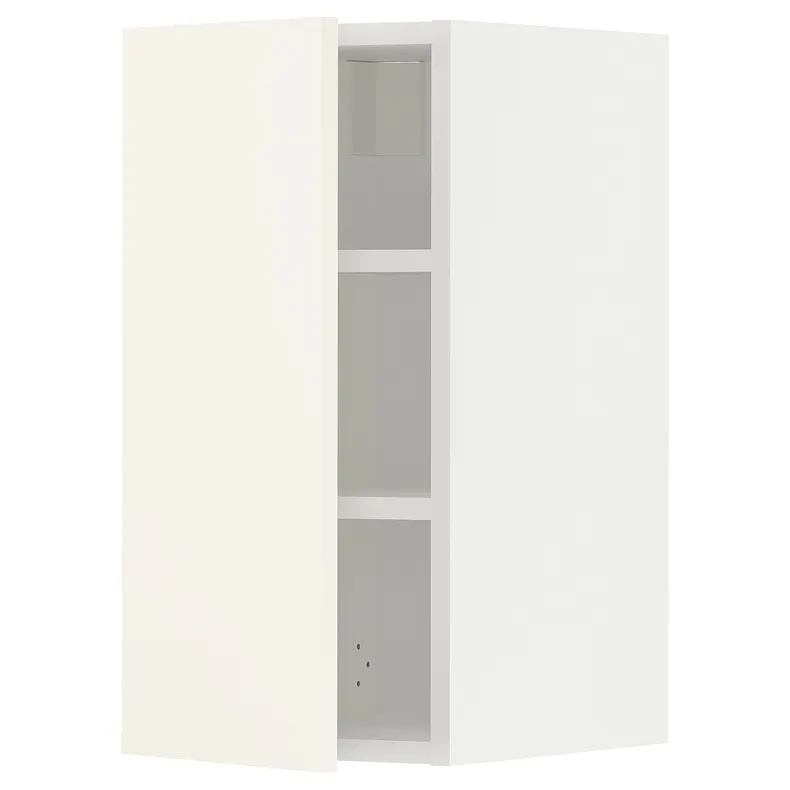 IKEA METOD МЕТОД, шафа навісна із полицями, білий / ВАЛЛЬСТЕНА білий, 30x60 см 295.072.68 фото №1