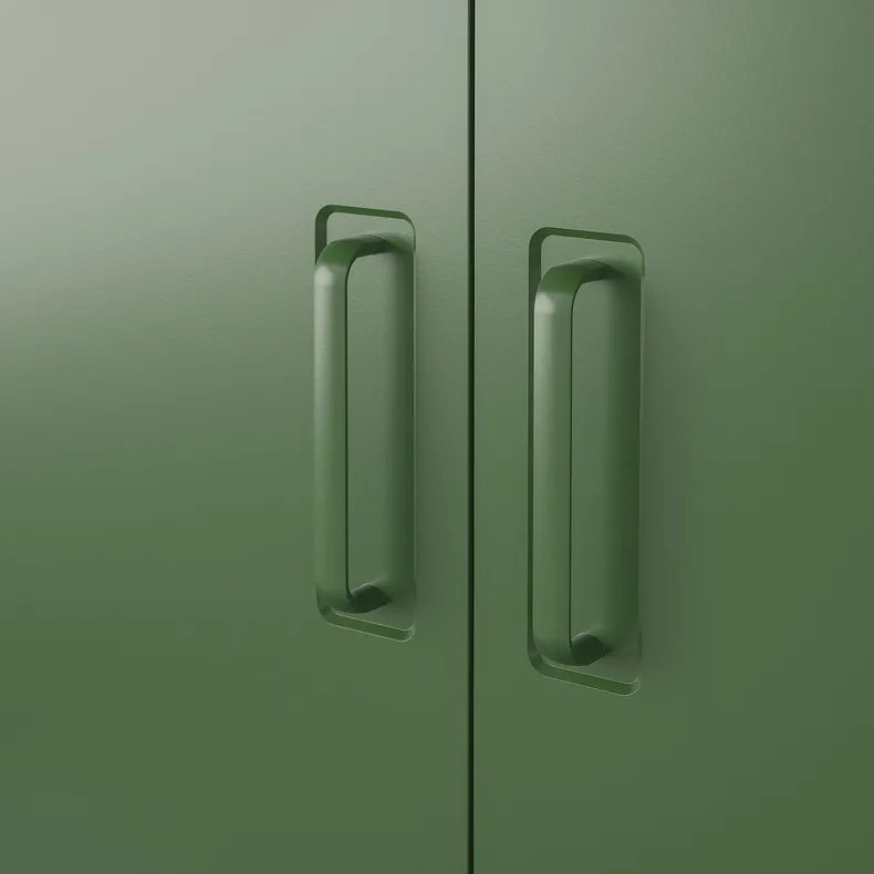 IKEA IDÅSEN ІДОСЕН, шафа з дверцятами й шухлядами, темно-зелений, 80x47x119 см 904.963.98 фото №5