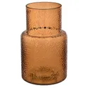 IKEA KONSTFULL КОНСТФУЛЛ, ваза, узор / коричневый, 26 см 805.360.31 фото thumb №1