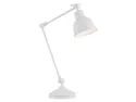 BRW Стальная настольная лампа Eufrat белого цвета 056530 фото thumb №1