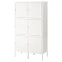 IKEA HÄLLAN ХЭЛЛАН, комбинация для хранения с дверцами, белый, 90x47x167 см 892.493.99 фото thumb №1